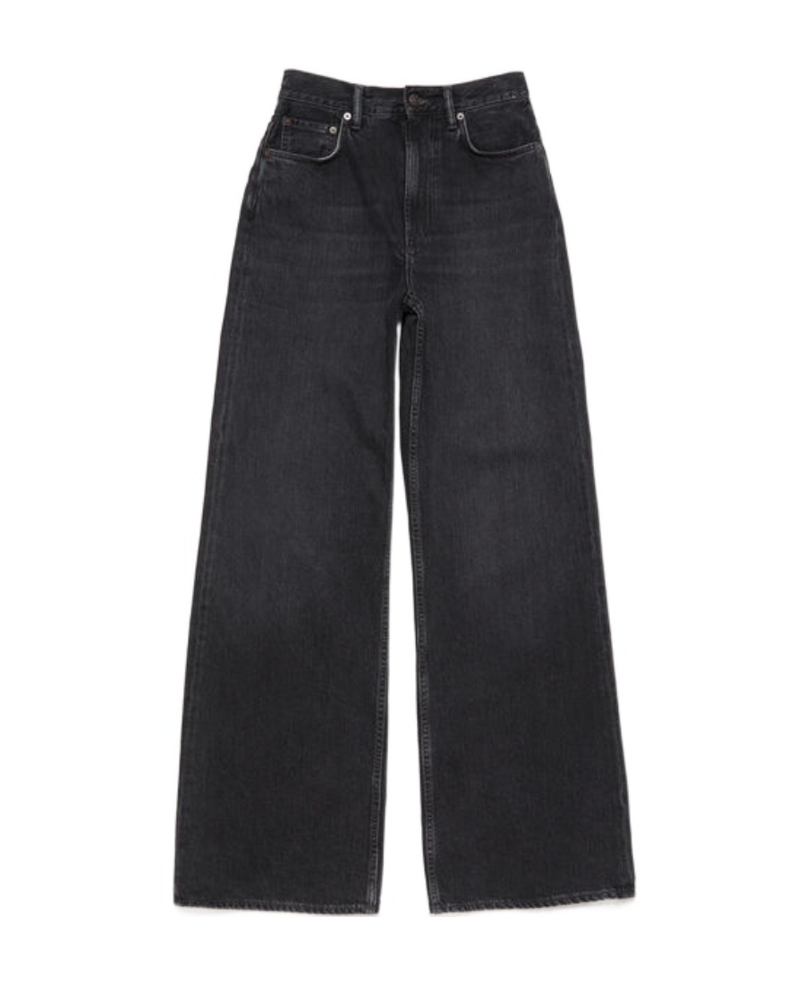 Acne Studios 2021f Vintage Trousers Black In Black