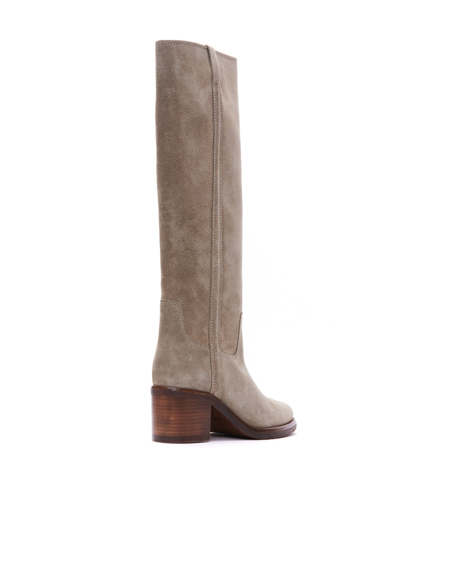 Isabel Marant Round-headed Boots In Gray