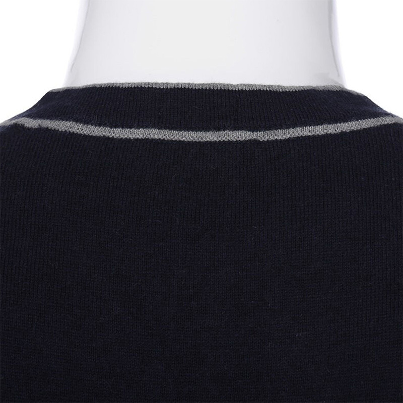 Armani Jeans Black Logo Pullover In Black