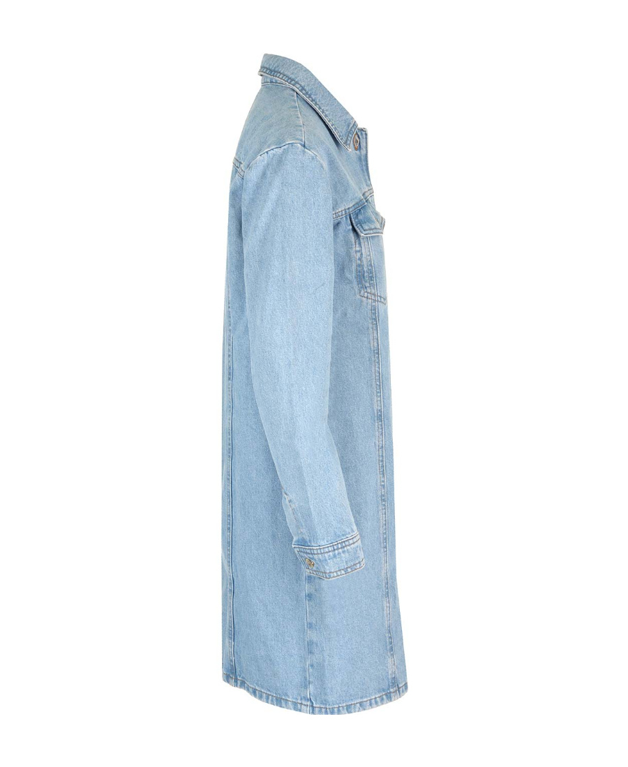 Apc Alpine Denim Minidress In Blue