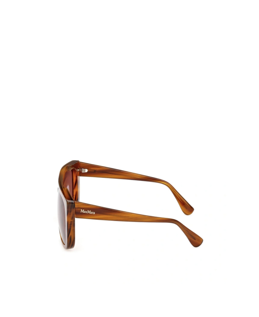 Max Mara Colored Sunglasses In Brown