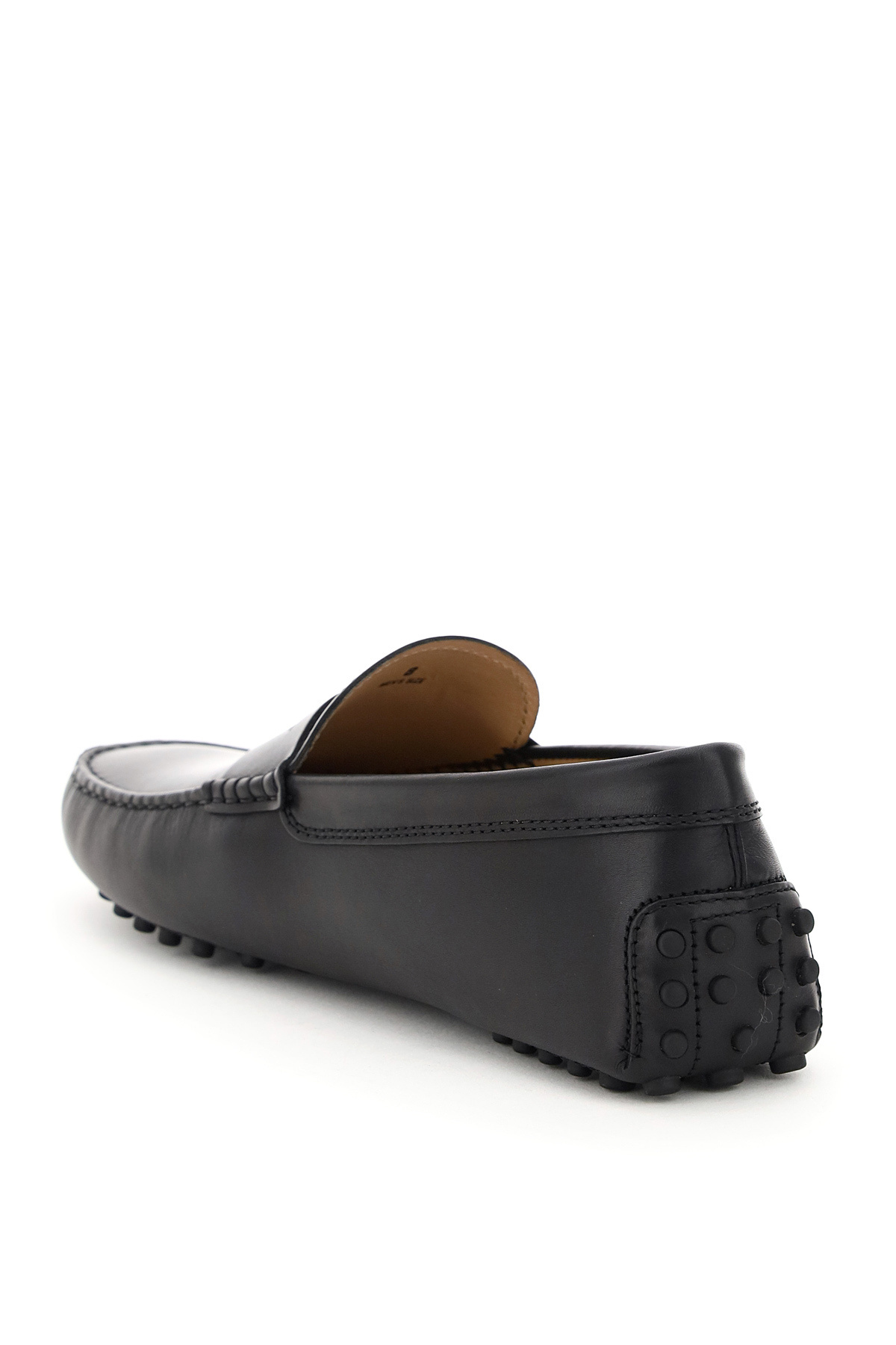 Tod's Gommino Round-toe Loafers In Black