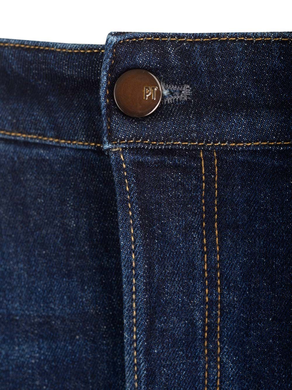 Pt Torino Mid-rise Slim-fit Jeans In Blue