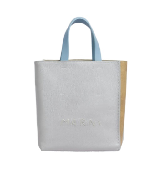 Marni Contrasting Tote Bag In Gray