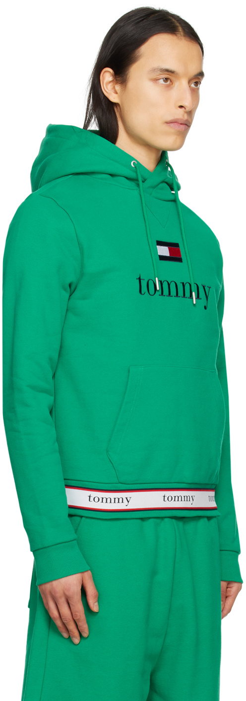 Tommy Hilfiger Repeat Hoodie In Green