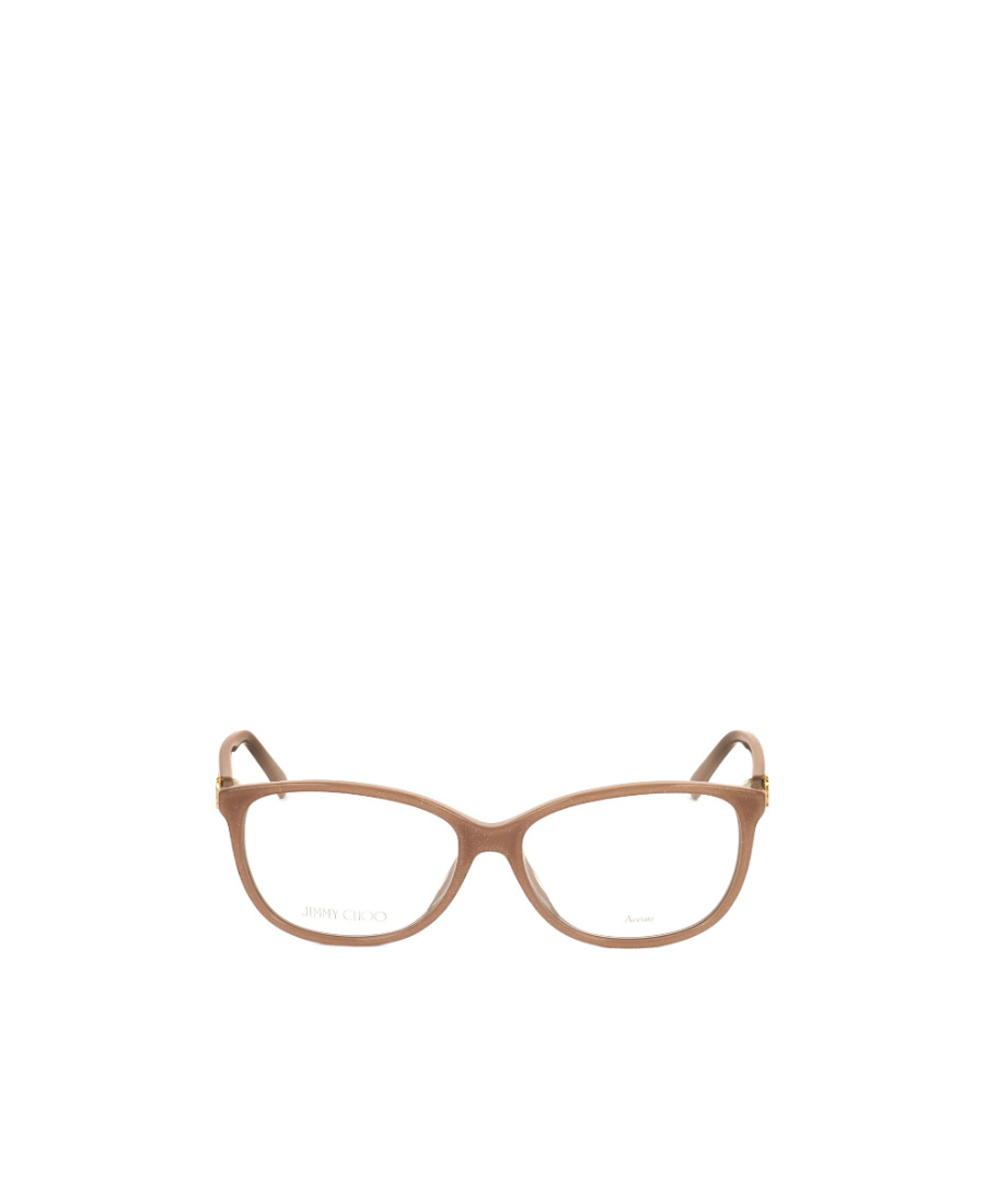 Jimmy Choo Eyewear Square Frame Glasses In Pink