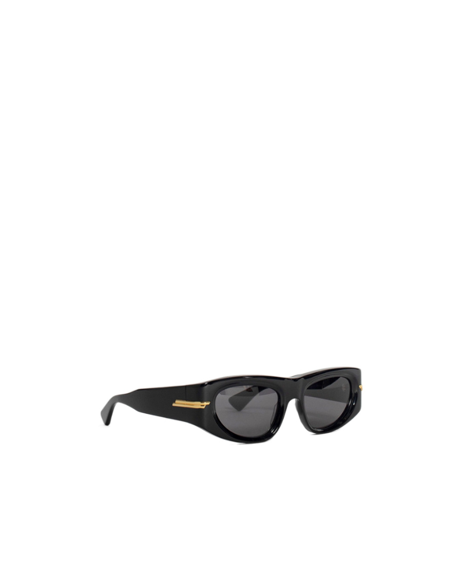 Bottega Veneta Rectangle-frame Sunglasses In Black