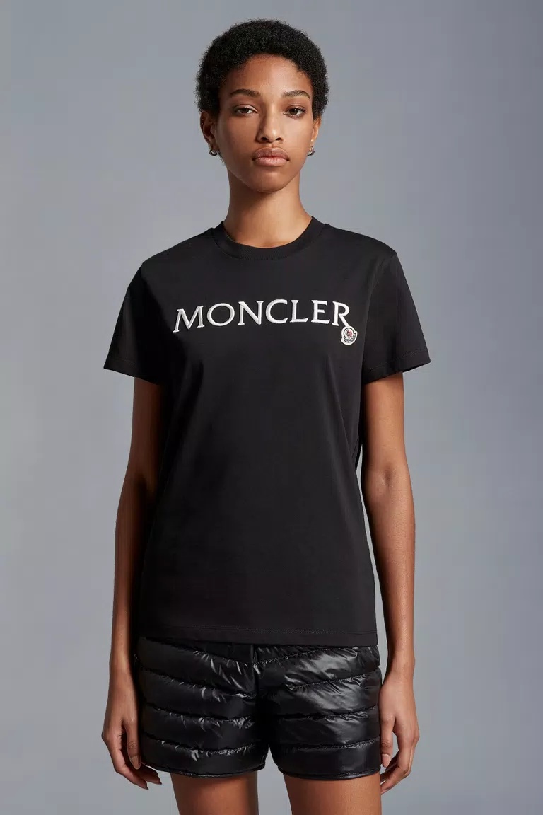 Moncler Ss T-shirt In Black