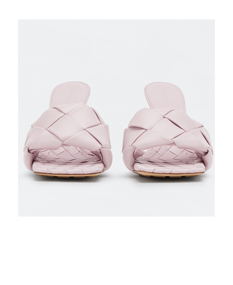 Bottega Veneta Lido 90mm Leather Mules In Pink