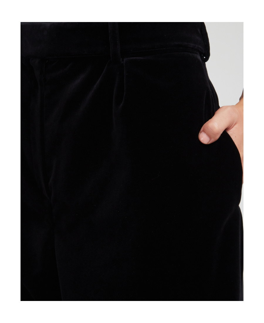 Alexandre Vauthier Belt Ring Casual Pants In Black