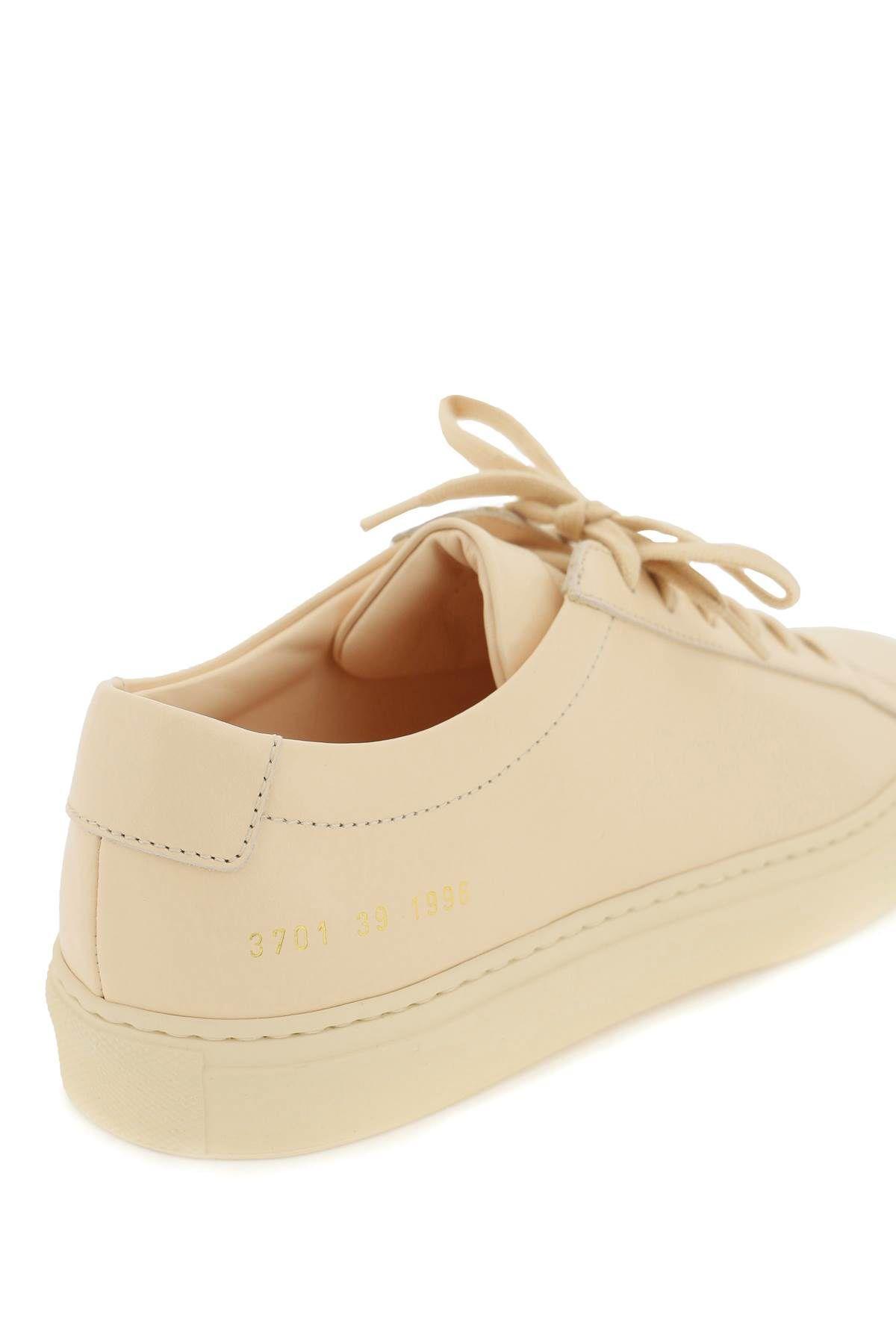 Common Projects Leather Low-top Sneakers In Nude