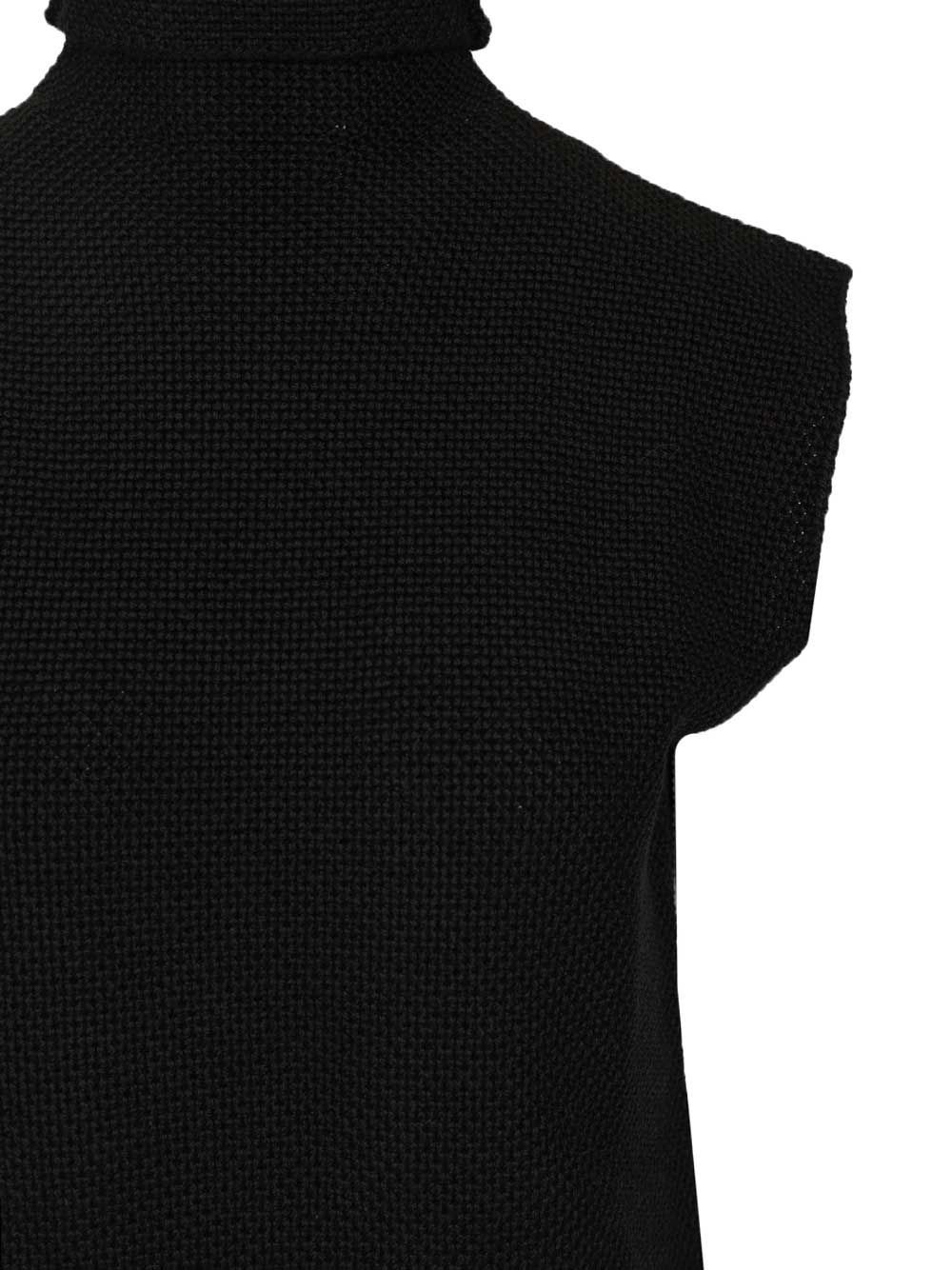 Barena Venezia Maser Mondina 100 Lana Merino Knitwear Black In Black