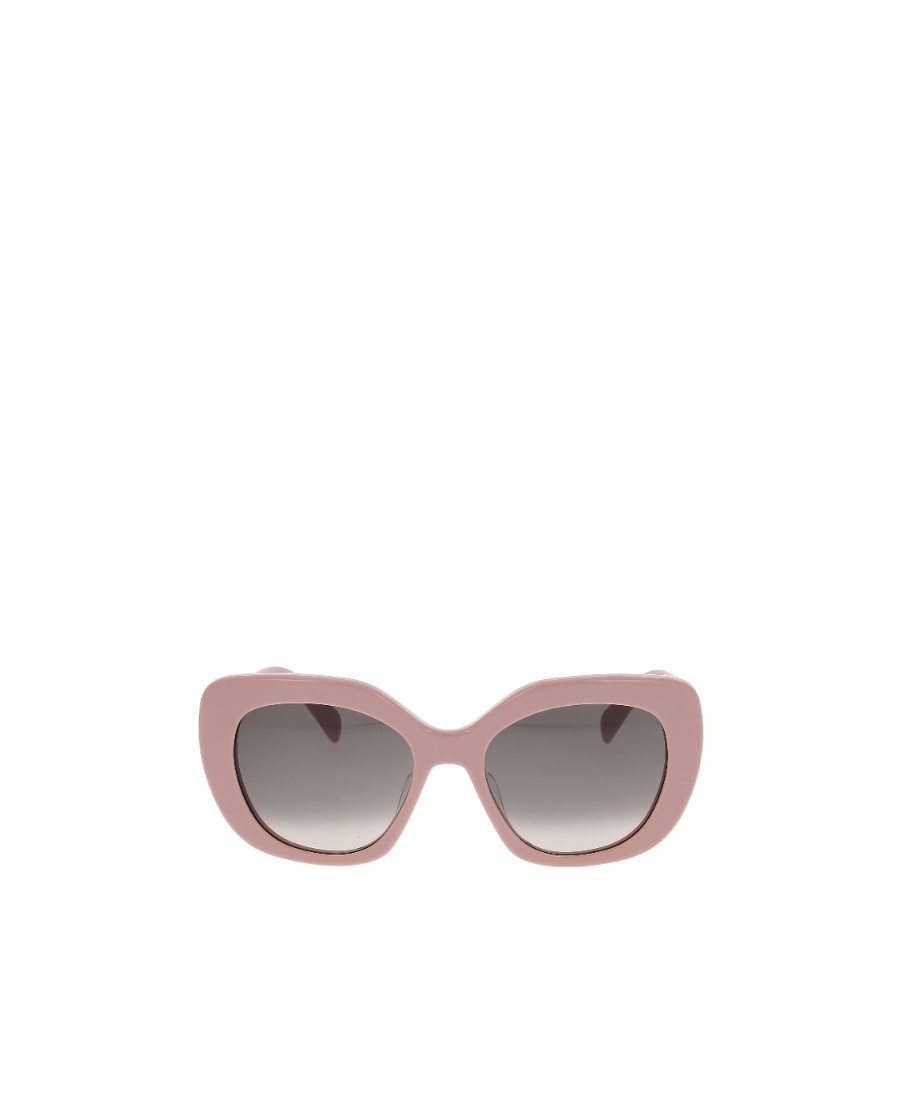Celine Triomphe 06 Oversize-frame Sunglasses In Pink