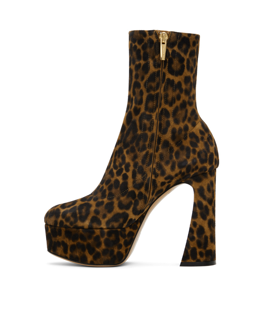 Gianvito Rossi Brown Holly Boots In Black