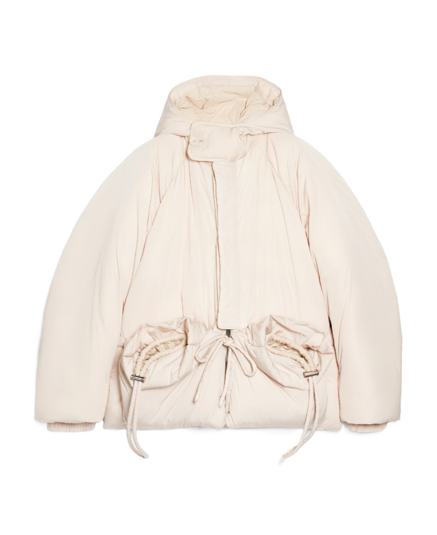 Jacquemus Hooded Cotton-padded Suit In White
