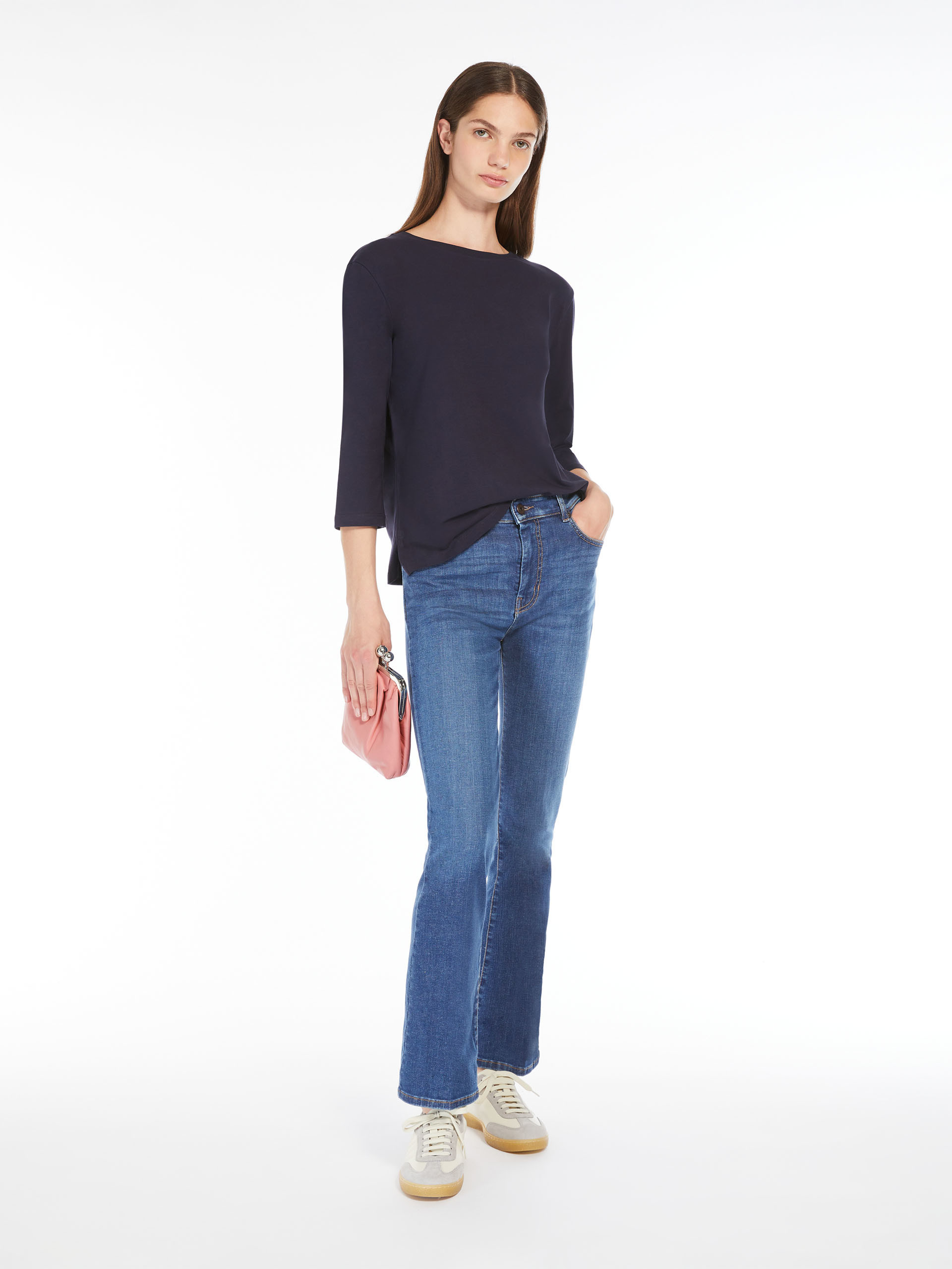 Weekend Max Mara Pasticcino Logo Cross-body In Pink