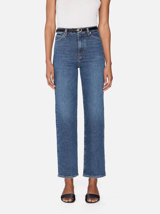 Frame High Waist Jeans In Blue