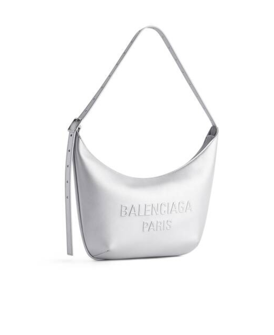 Balenciaga Mary Kate Sling Schultertasche -  - Leder - Silber In White