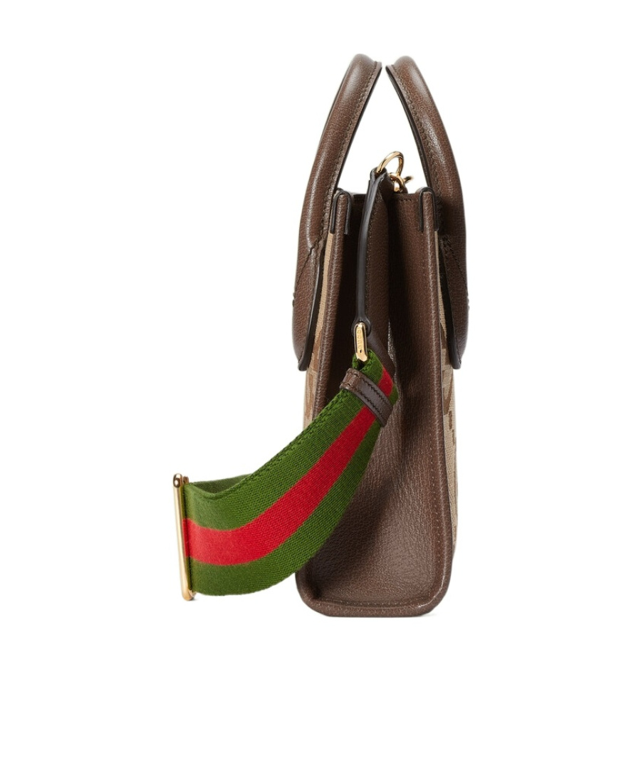 Gucci Jumbo Gg Mini Tote Bag In Brown