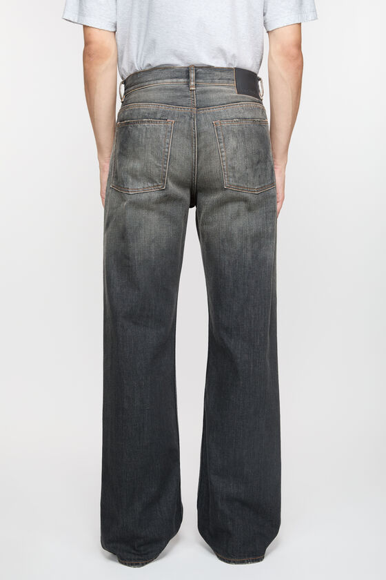 Shop Acne Studios Loose-fit Jeans In Black