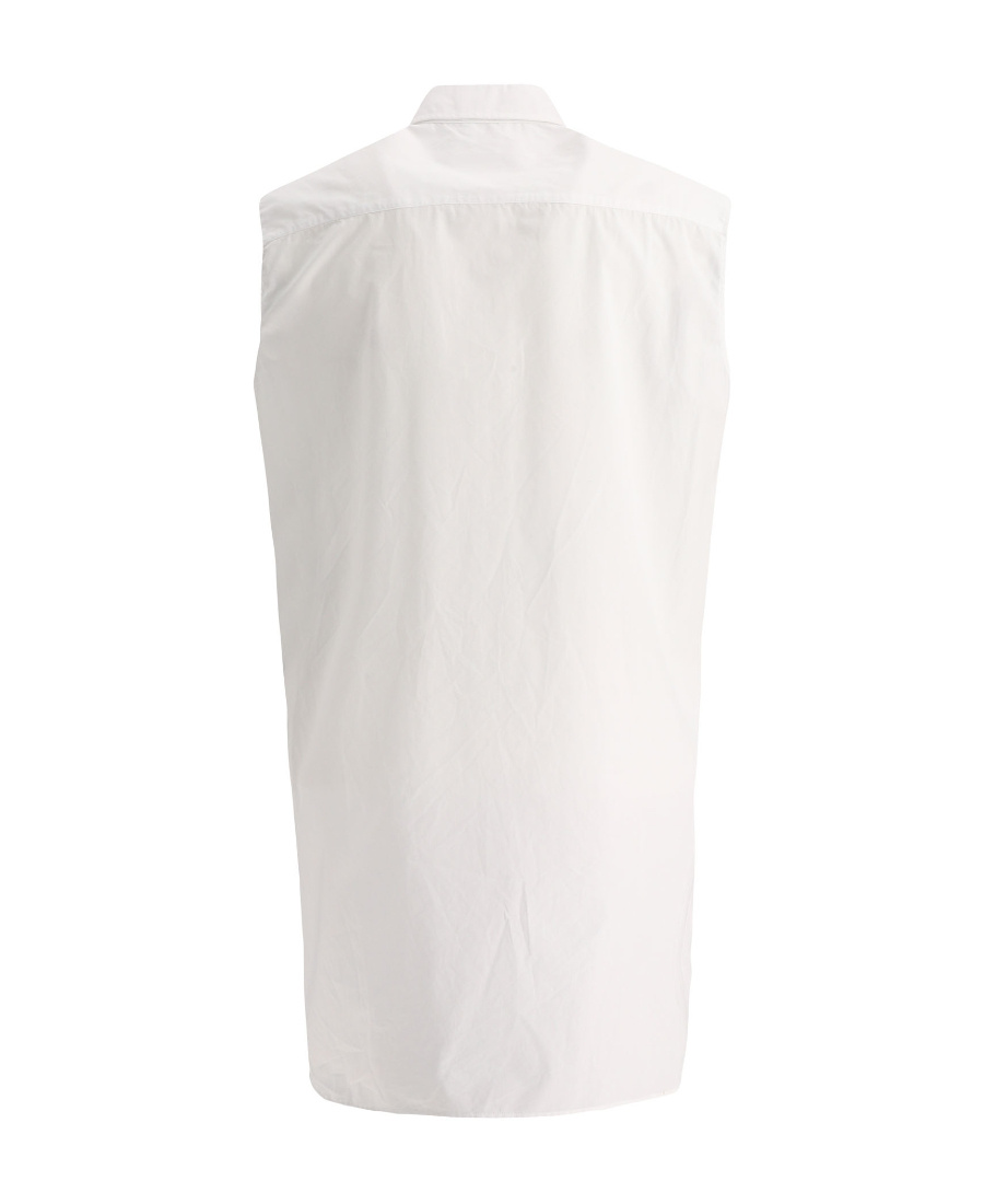 Ann Demeulemeester Lapel Shirt In White