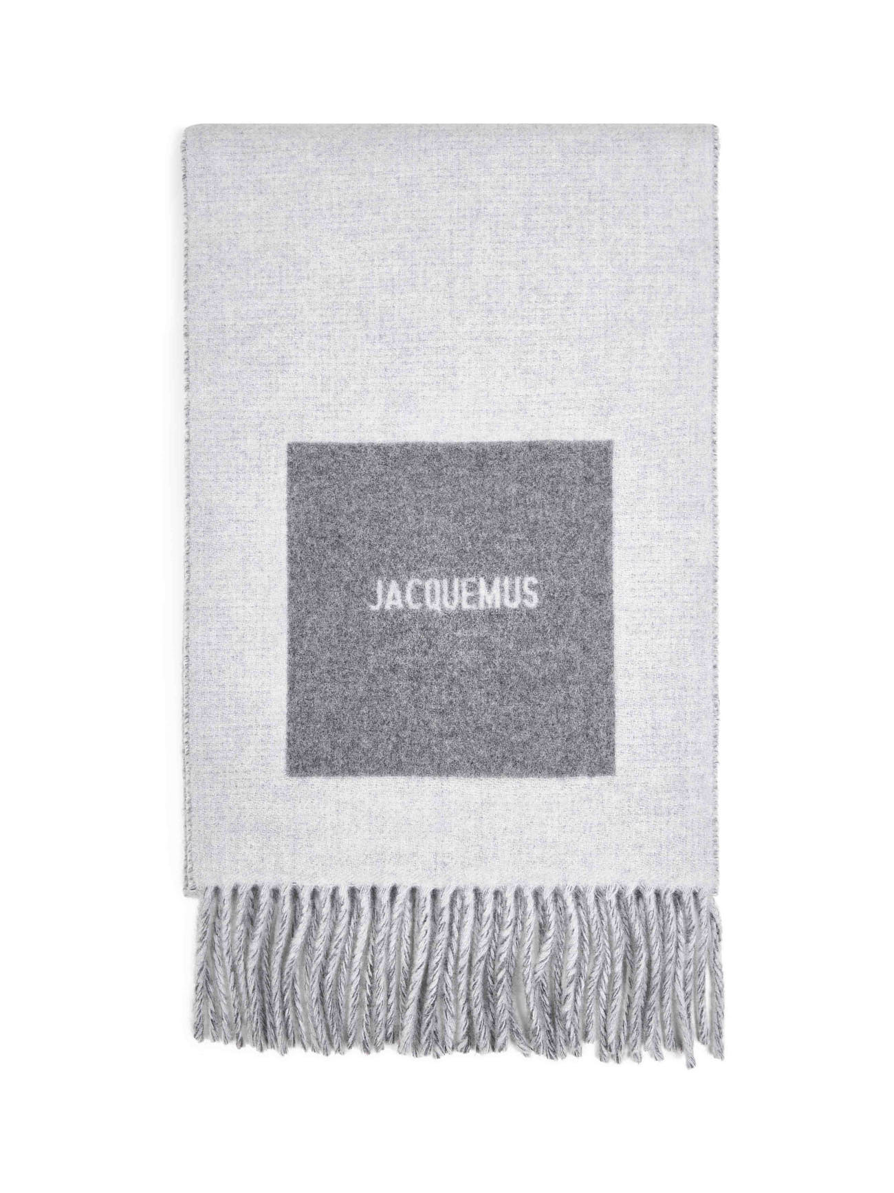 Jacquemus Rectangular Scarf In White