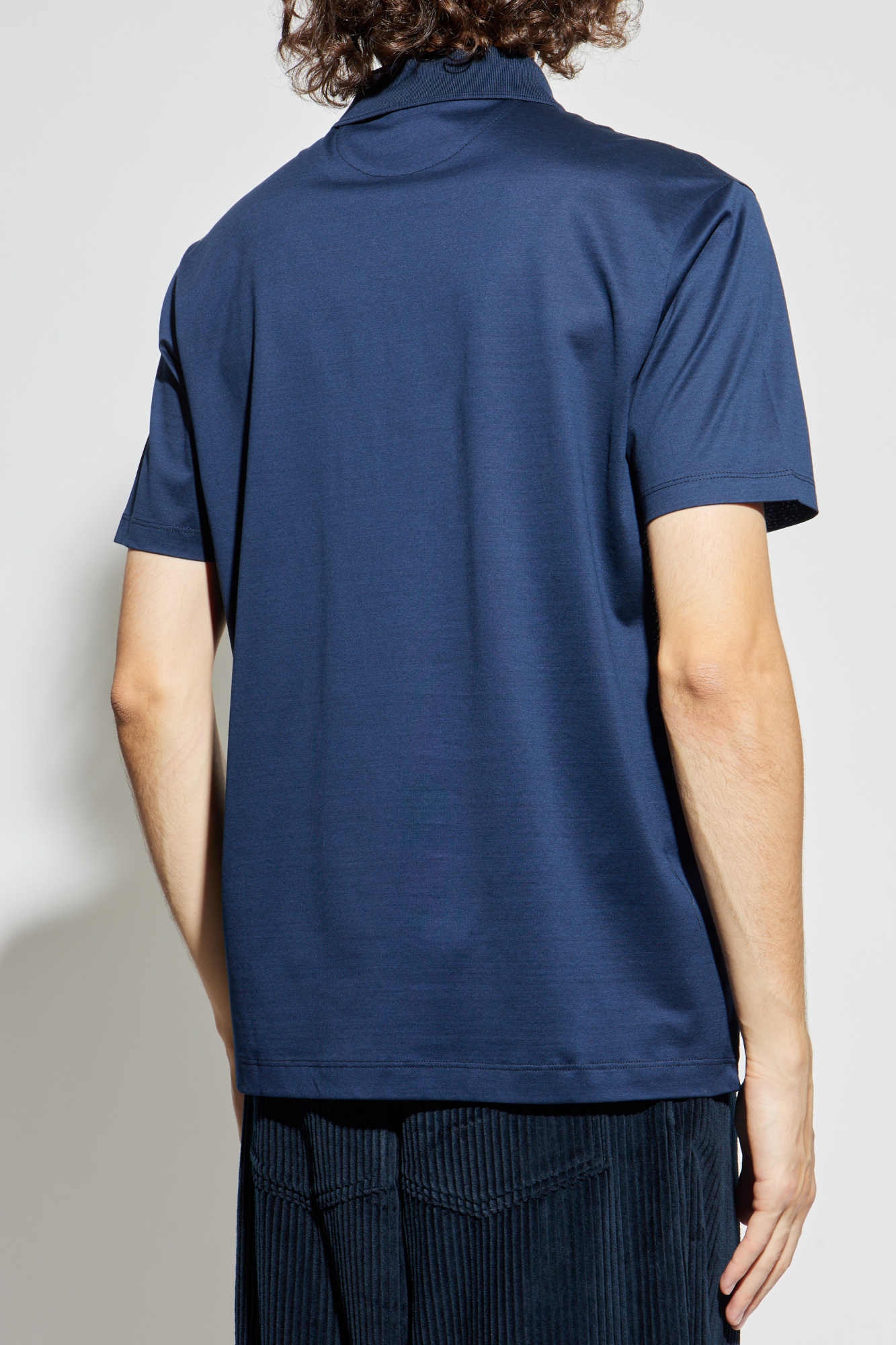 Paul & Shark Logo-embroidered Polo Shirt In Blue
