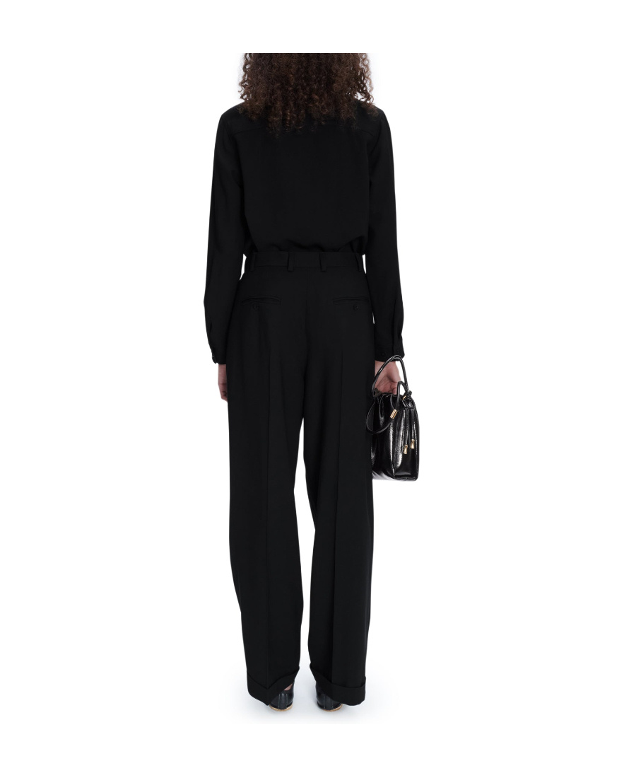 Apc Chloé Long-sleeve Shirt In Black