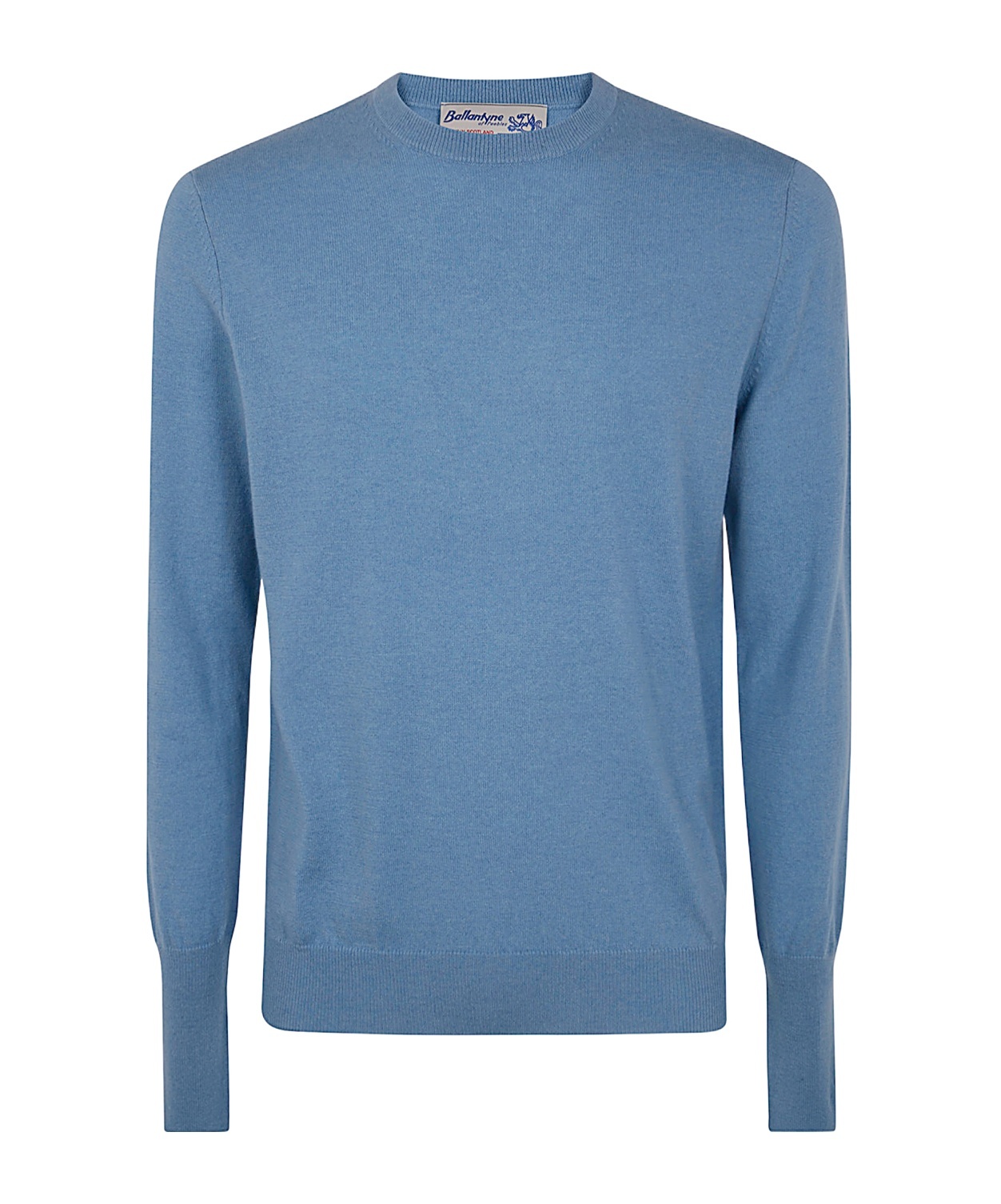 Ballantyne Round Neck Pullover In Blue