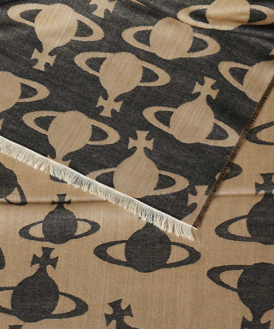 Vivienne Westwood Logo Scarf In Black