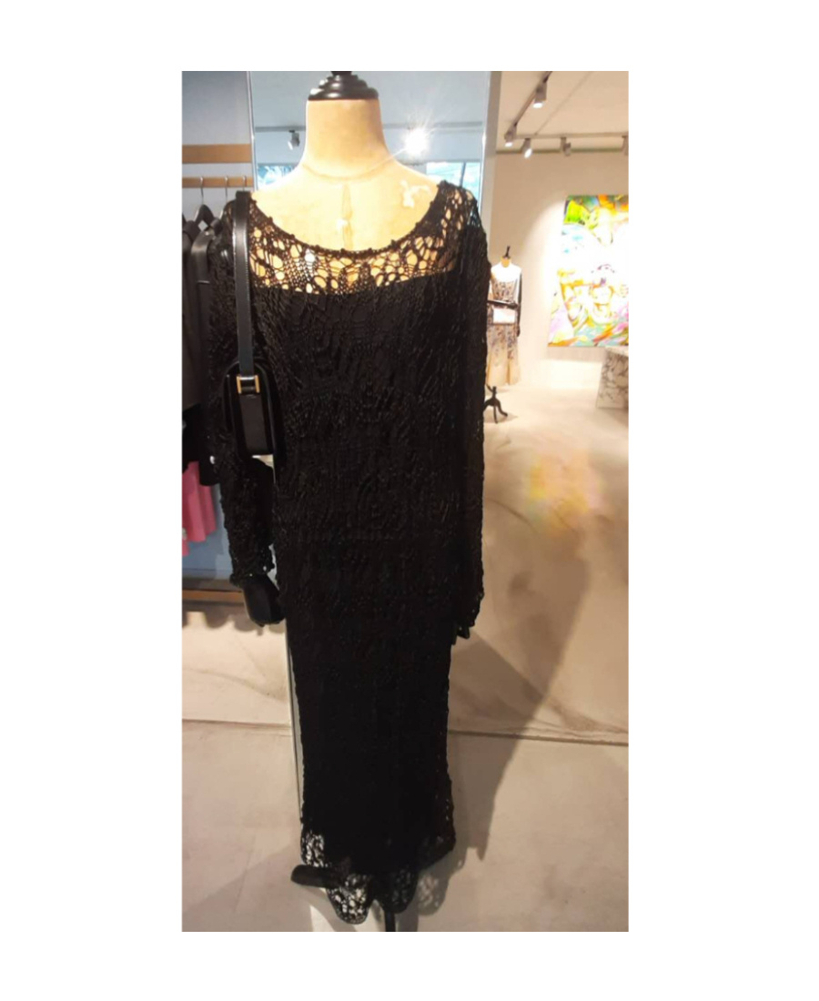 Tom Ford Lace-patterned Pencil Dress In Black