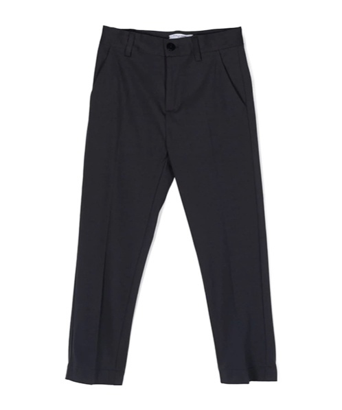 Paolo Pecora Stretch-design Chino Trousers In Black