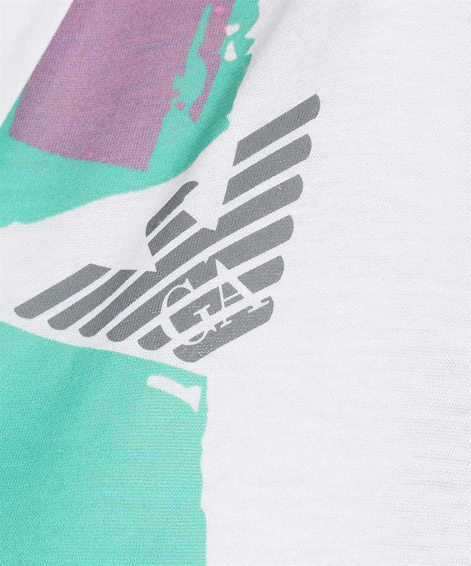 EMPORIO ARMANI LOGO-PRINT V-NECK T-SHIRT