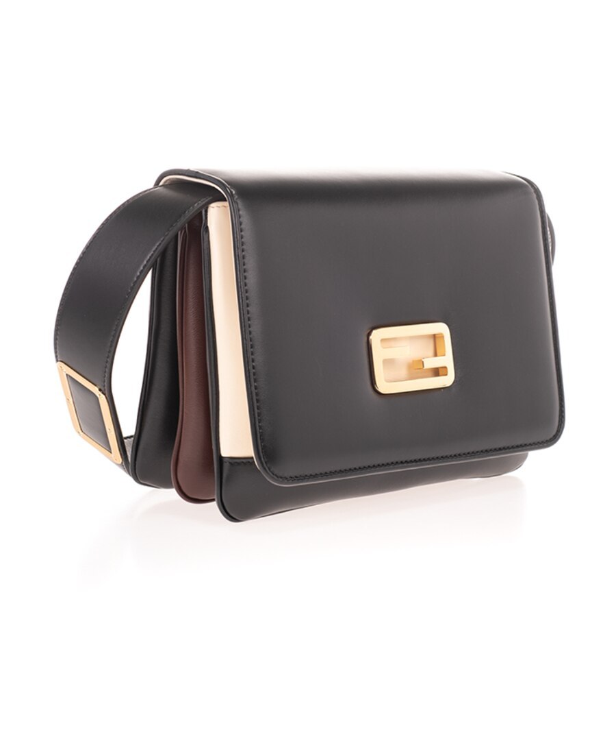 Shop Fendi Medium Id Shoulder Bag