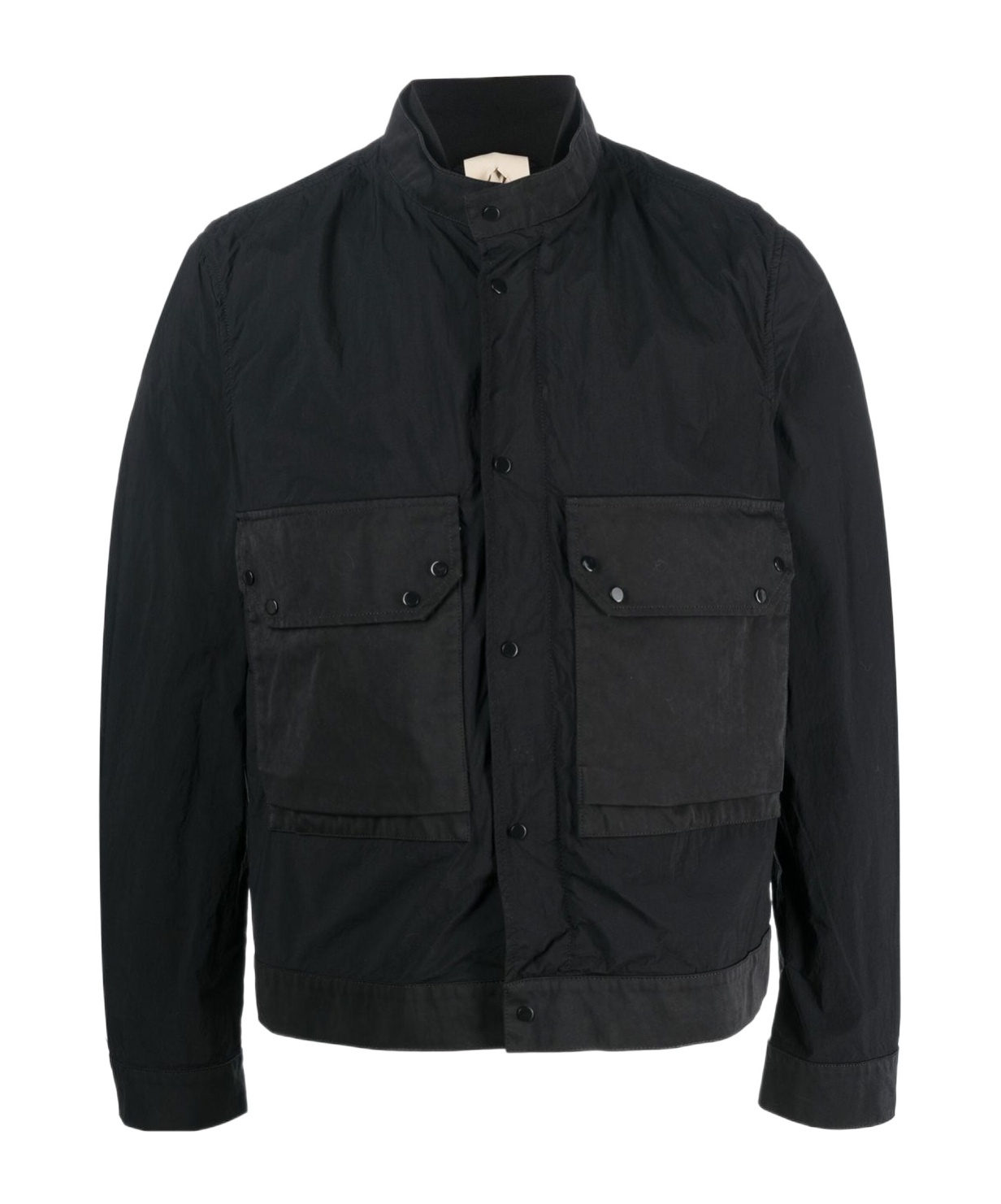 Ten C Long-sleeved Pilot Jacket In Black