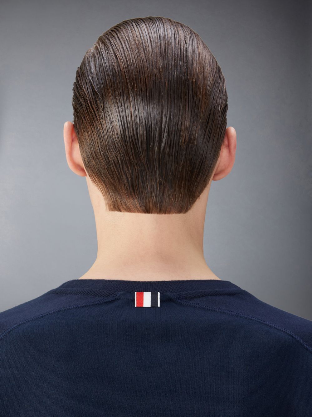 THOM BROWNE THOM BROWNE 4-BAR STRIPED CREWNECK SWEATSHIRT