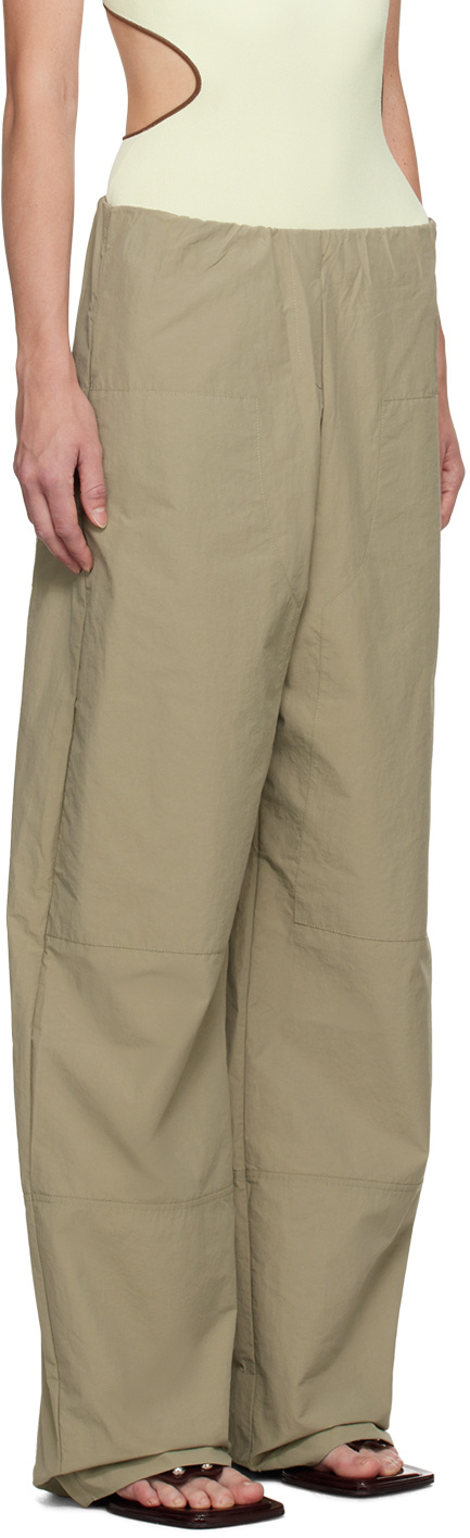 Paris Georgia Cocoon Sweatpants In Brown