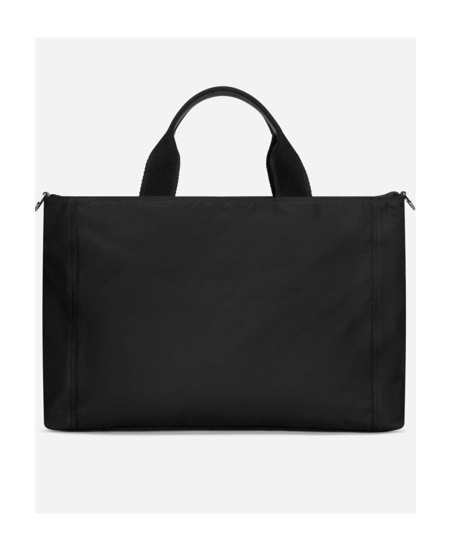 Dolce & Gabbana Dolce&gabbana Black Nylon Tote Bag Men In Black