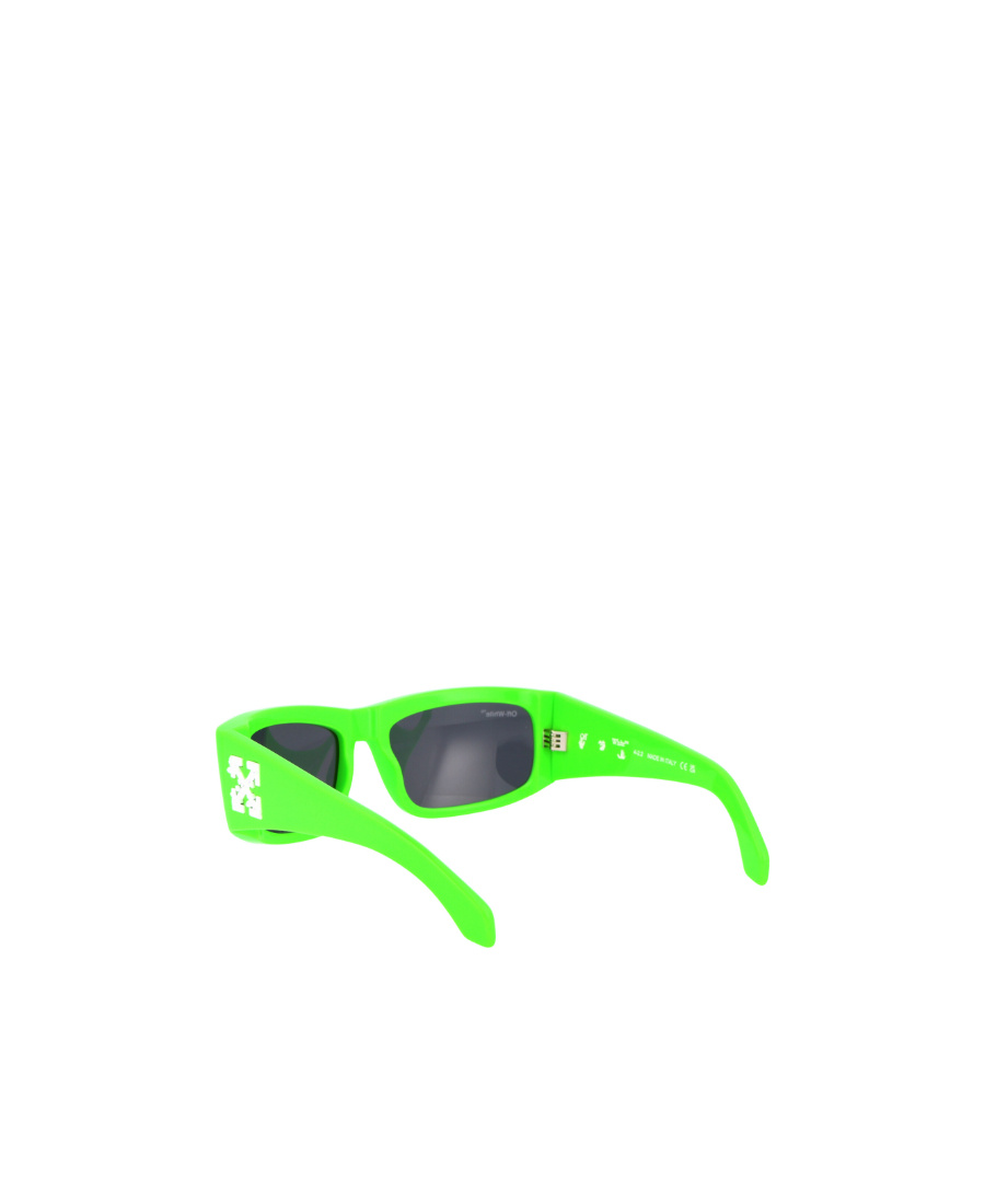 Off-white Arrows Rectangular Sunglasses In Green