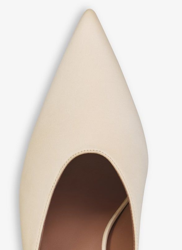 ALAÏA CUBE WEDGE MULES IN SATIN