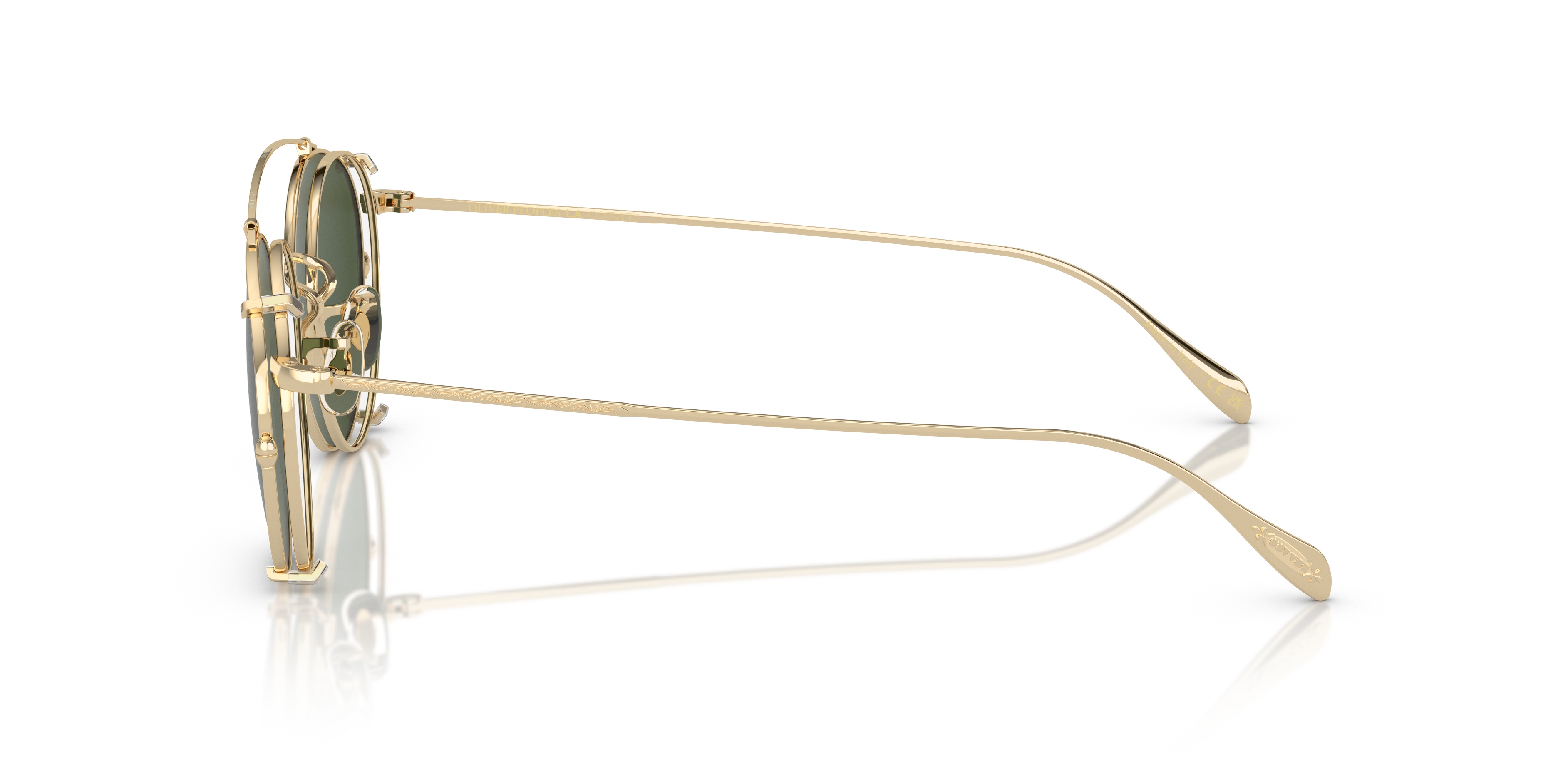 Oliver Peoples Coleridge Lens Clamp In Green