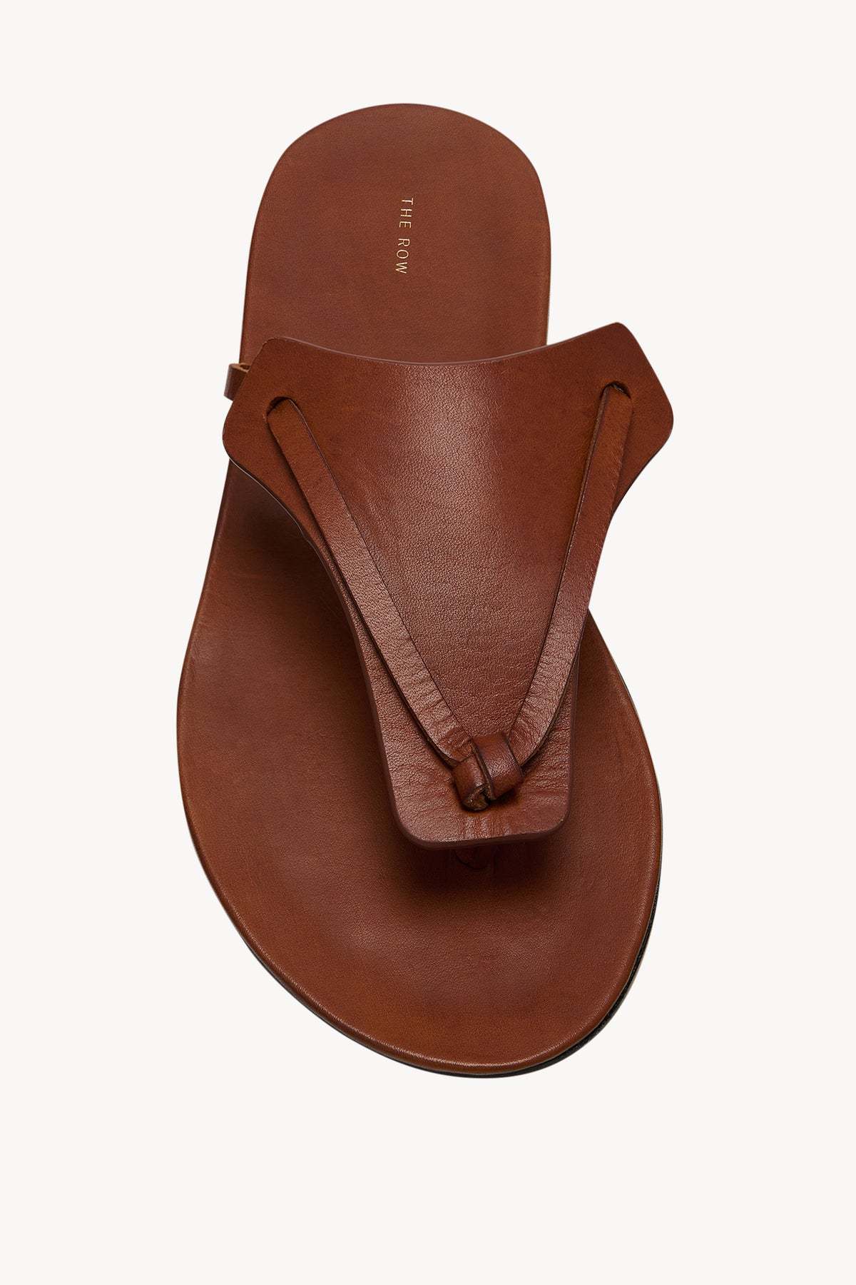 The Row Helena Flip Flops In Brown