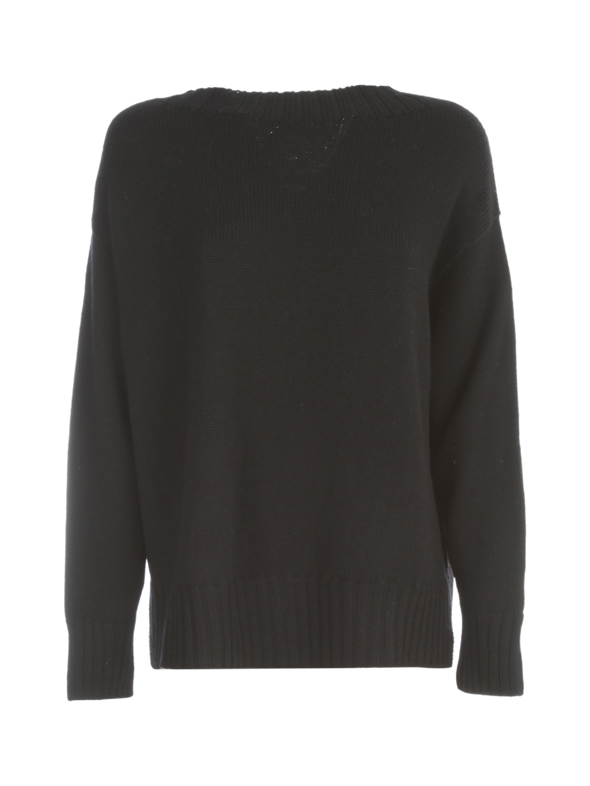 Drumohr Merino Wool Jumper In Black