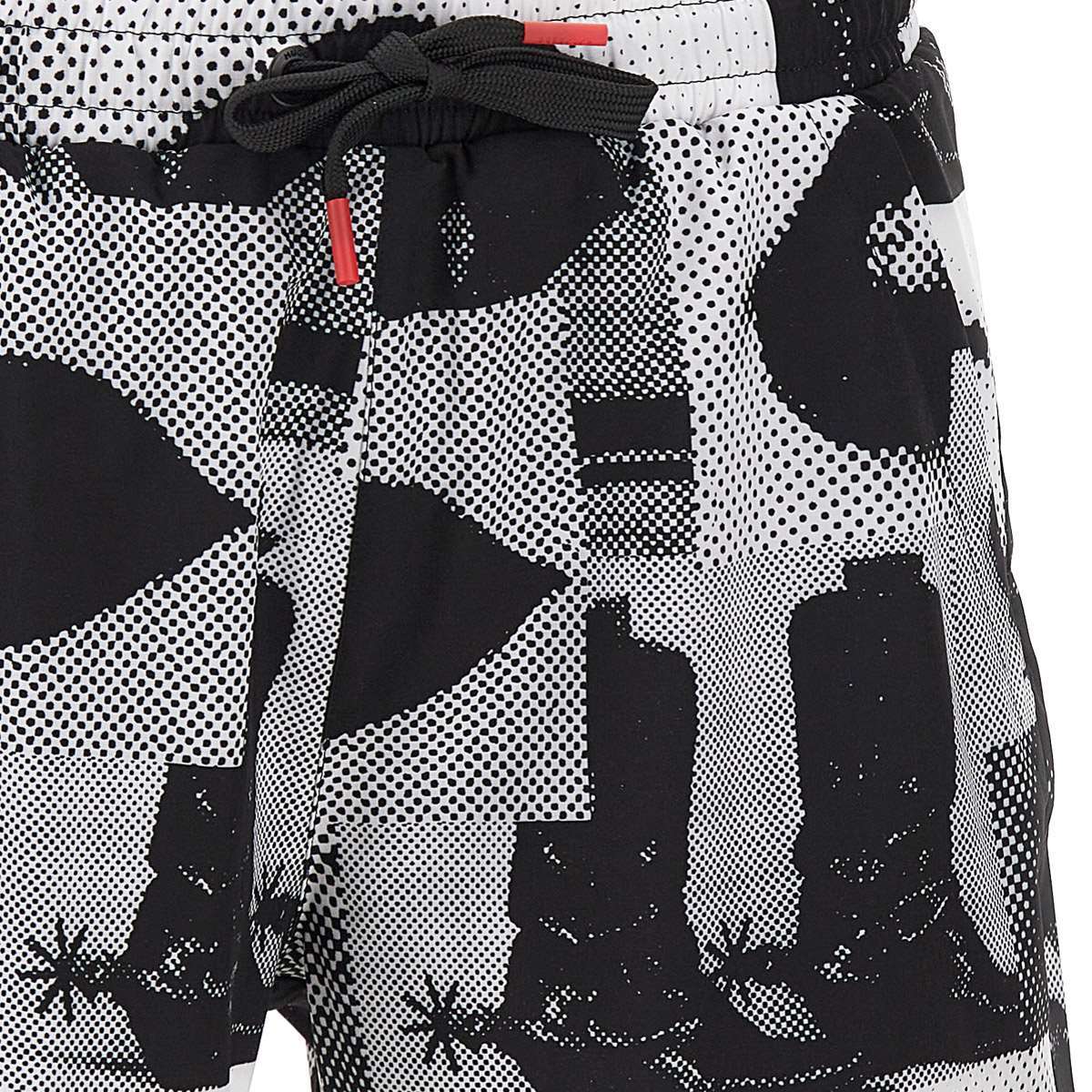 Hugo Boss Printed Shorts In Black