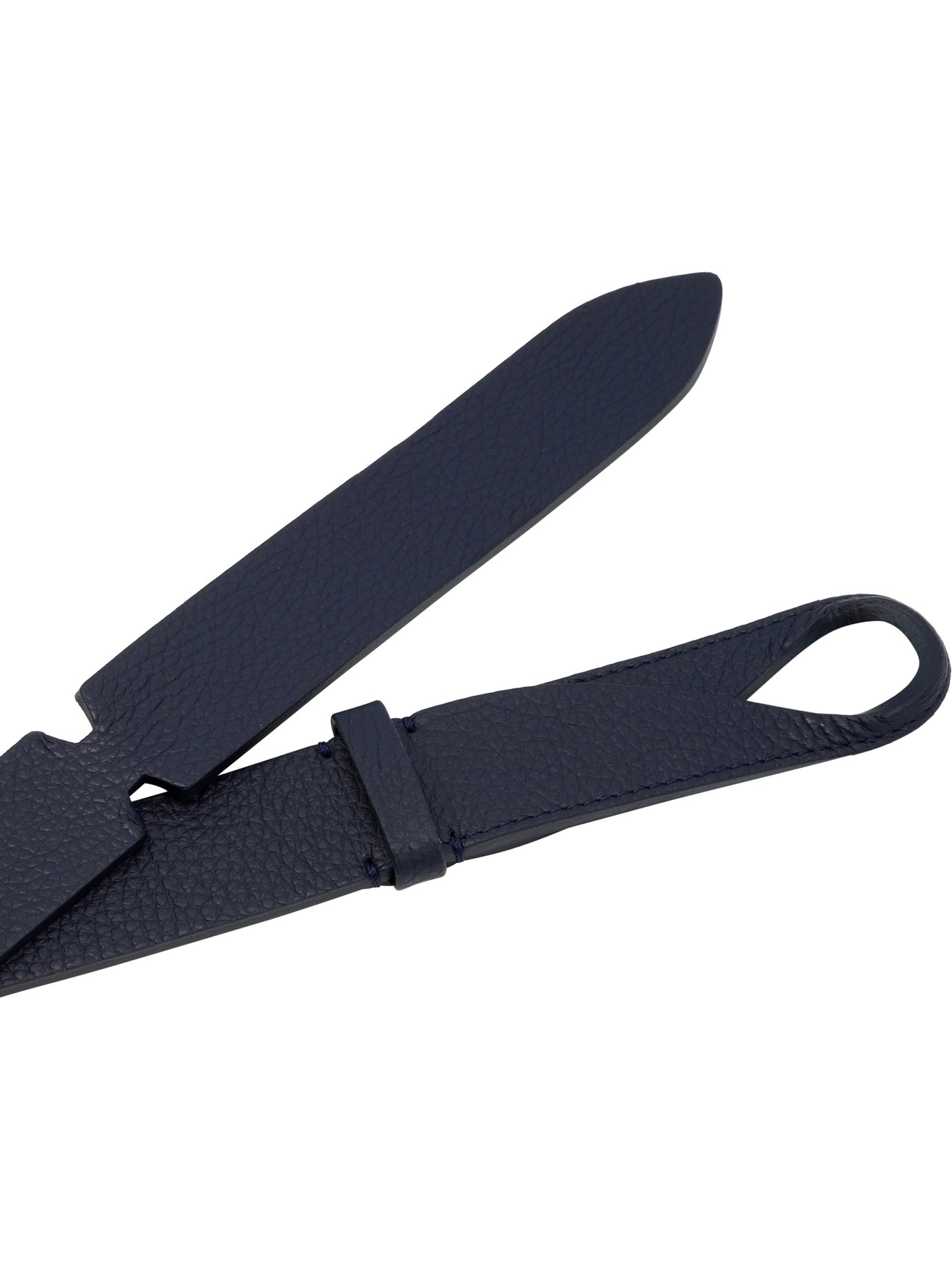 Orciani Logo Design Belt In Blue