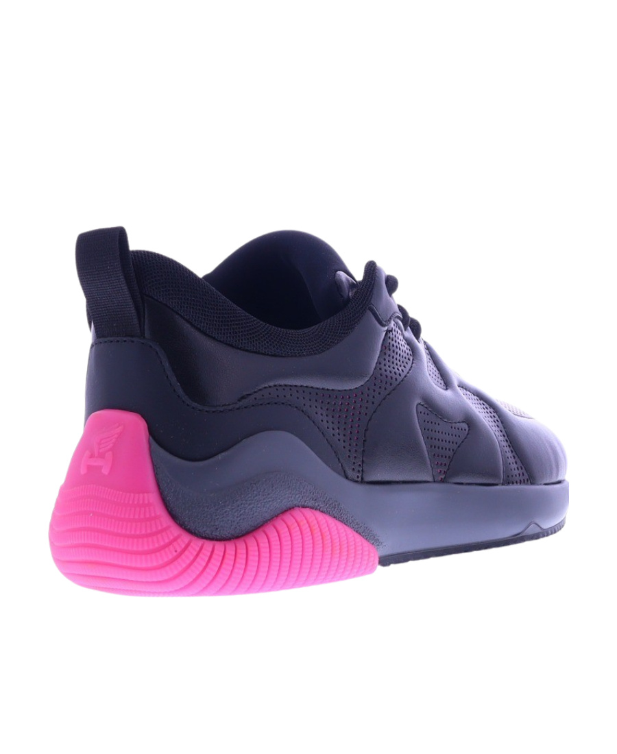 Hogan Logo Sports Shoes In Black