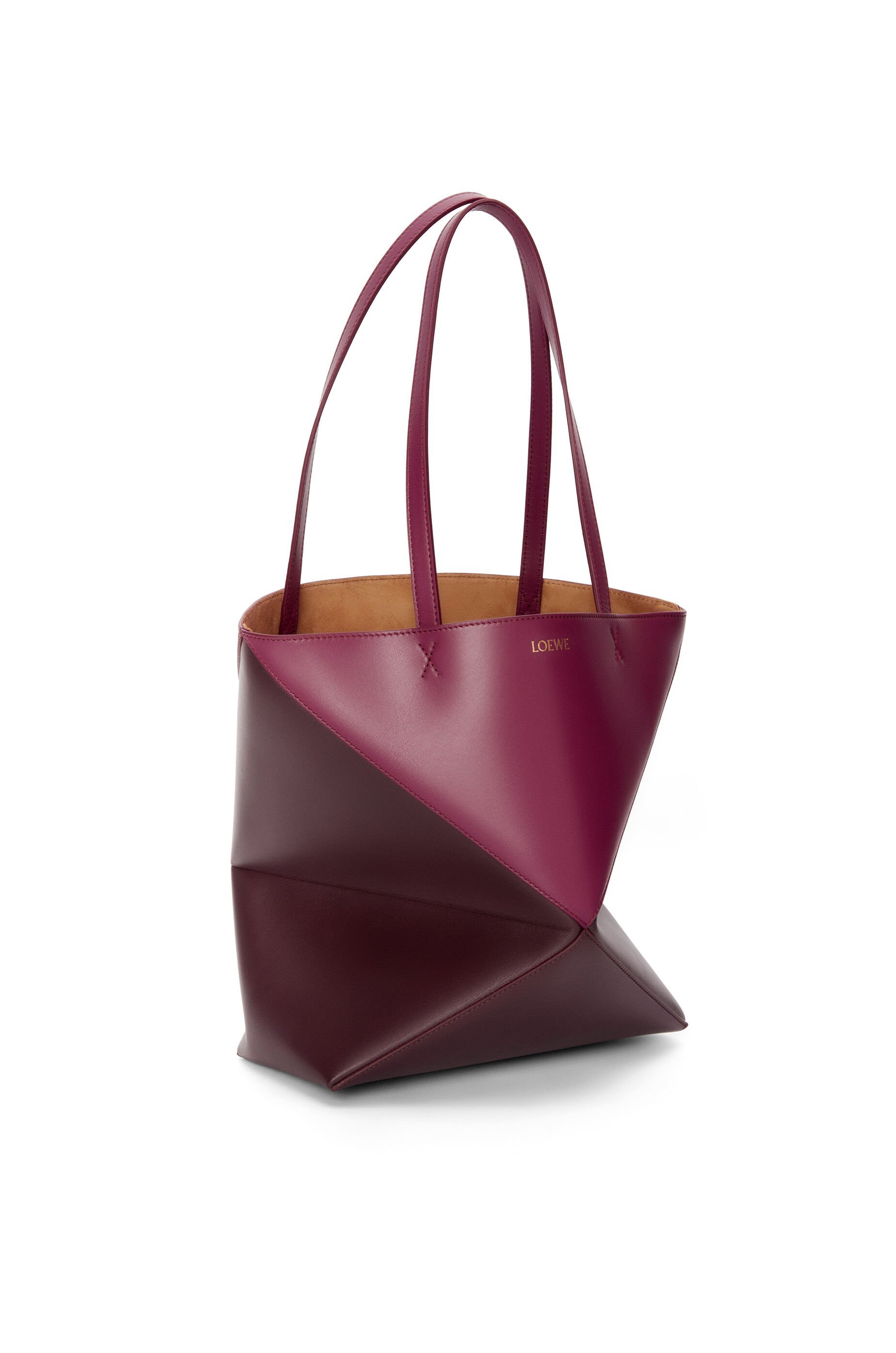 Loewe Puzzle Fold Shoulder Bag In Red