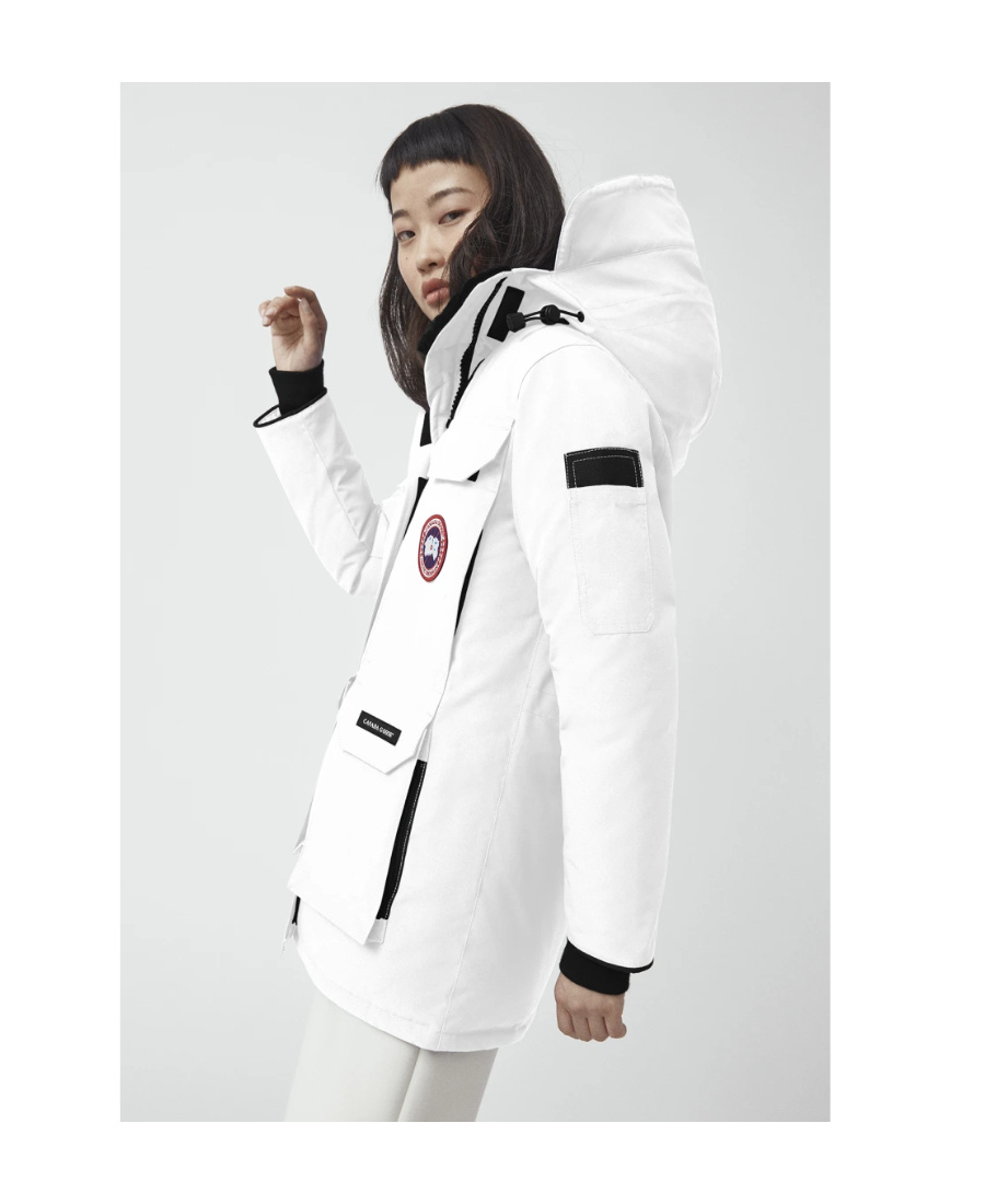 Canada Goose Expedition Parker Down Jacket In White