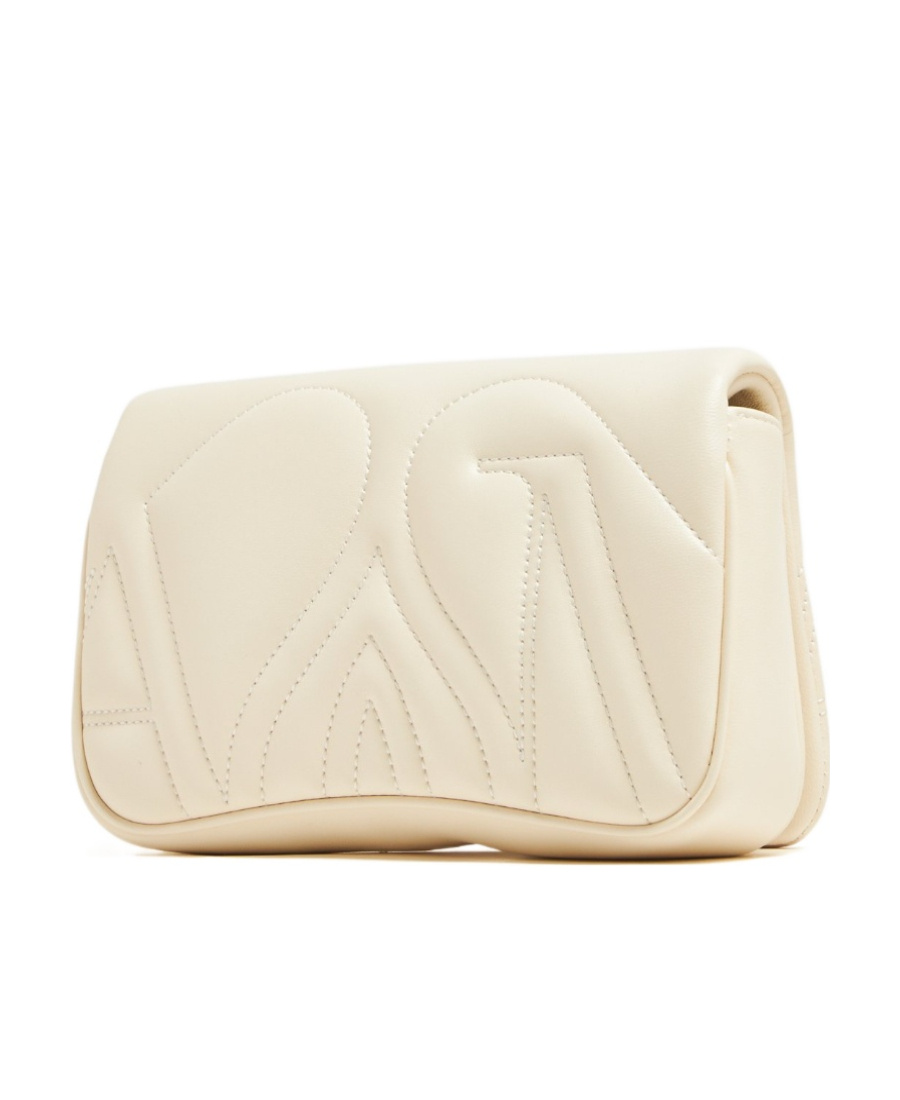 Alexander Mcqueen The Seal Crossbody Bag In White