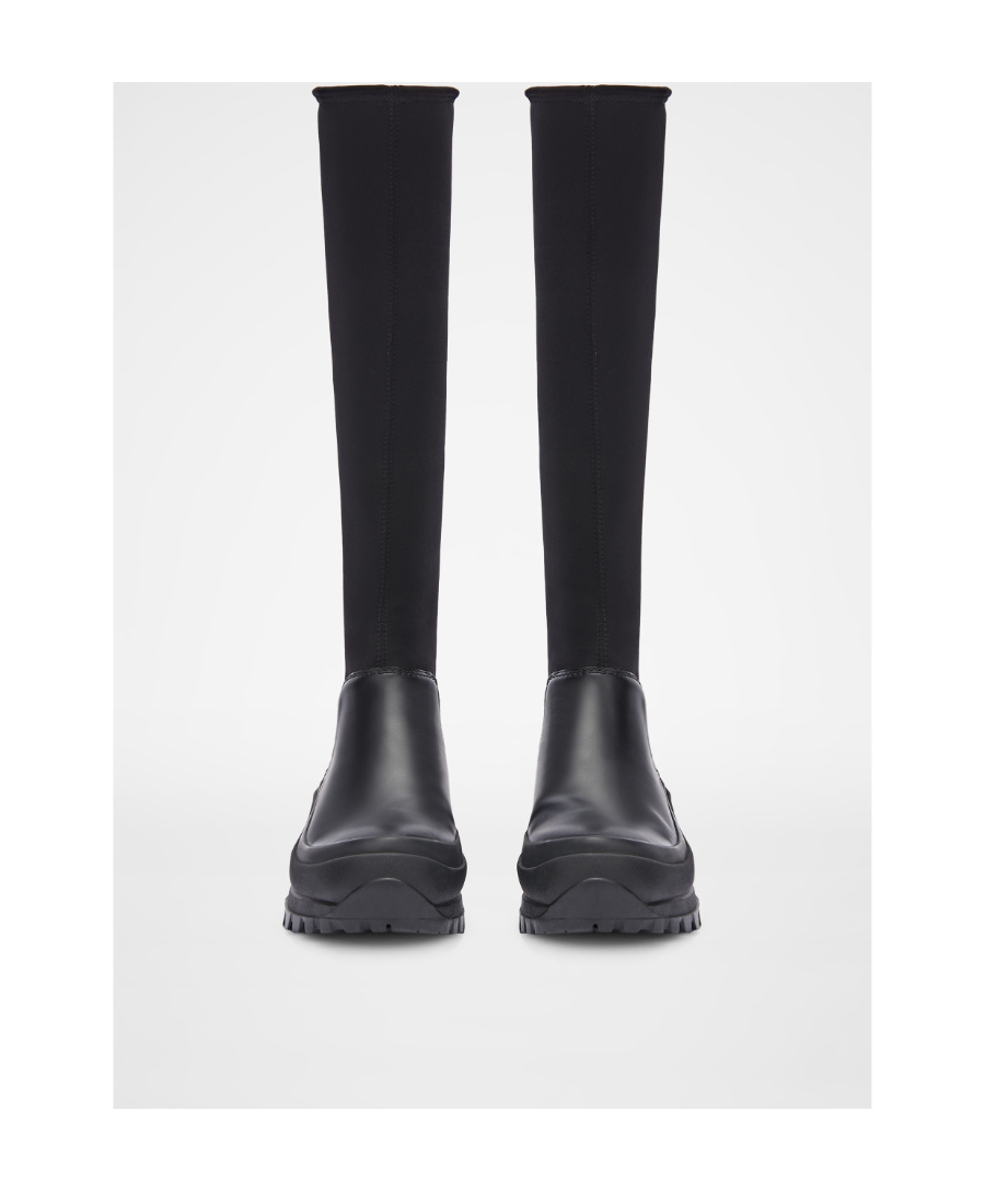 Jil Sander Vibram Soled Boots In Black